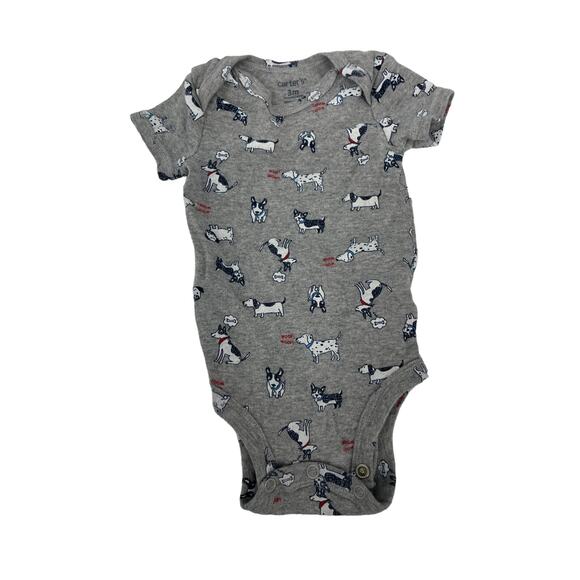 Carter's Bundle Lot of 3 Short Sleeve One-Piece Bodysuits Baby's Size 3 Months - Picture 5 of 10